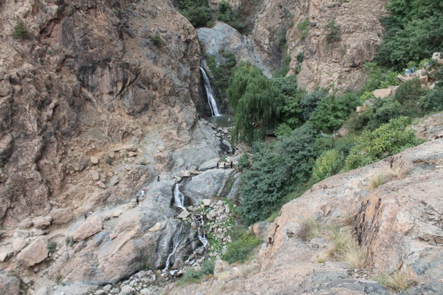 Waterfall in Marrakech, Morocco | Bella Figura designer travels with Sarah Hanna 