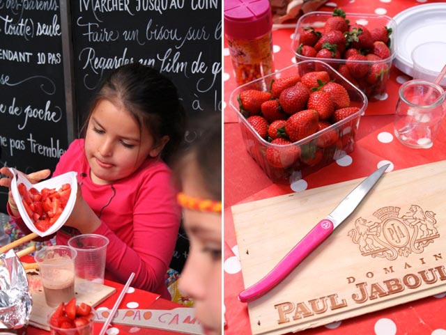 The children's cooking school at la tete at toto boutique in Cassis, France